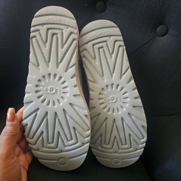 Cozy Light Blue Suede UGG Madhappy Ankle Boots - Picture 6 of 9